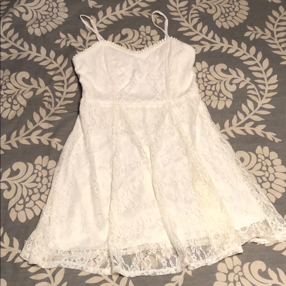 Xhilaration White lace dress